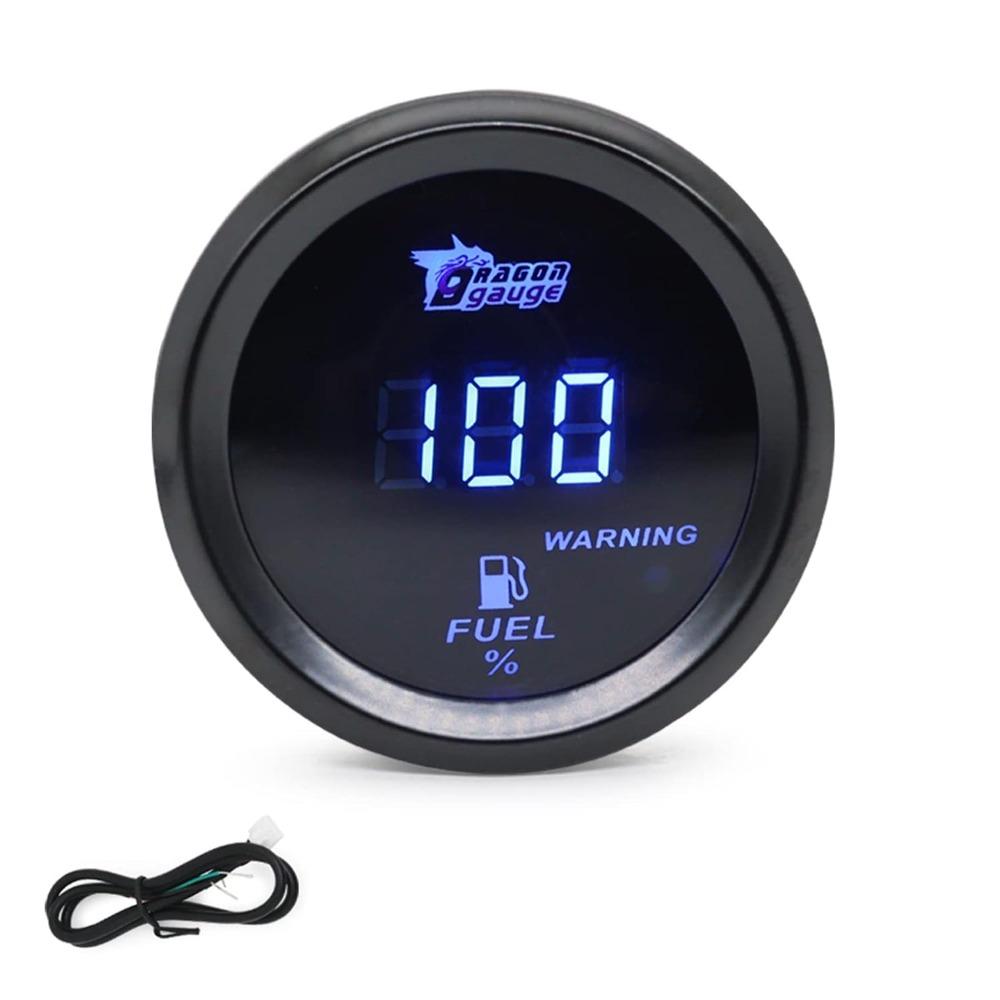 12V Voltage Fuel Level Gauge 240-33 Ohms Car Fuel Gauge Universal Fuel Tank Meter For Trucks
