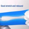 Silicone U-Shaped Heel Pad: Comfortable, Shock-Absorbing, Anti-Pressure Blue Elastomer Half-Size Soft Heel Cushion