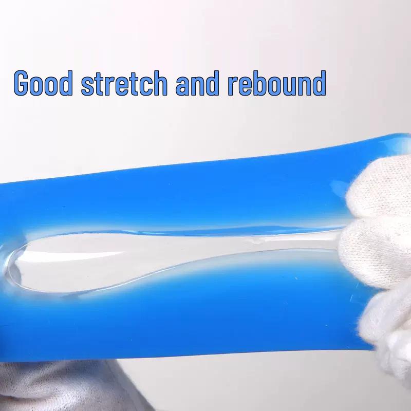 Silicone U-Shaped Heel Pad: Comfortable, Shock-Absorbing, Anti-Pressure Blue Elastomer Half-Size Soft Heel Cushion