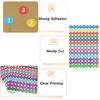 RIVEENY 24 Sheets 1 to 10 Consecutive Number Stickers - Self Adhesive Vinyl Decals for Indoor and Outdoor Waterproof Labels - Inventory