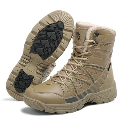 Novas botas militares ao ar livre dos homens de boa qualidade sapatos da motocicleta inverno botas de neve tênis romanos masculinos sapatos casuais quentes confortáveis