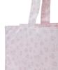 Maison De Fleur Ribbon Leopard Square Tote Bag, Women's, 08000554300, Light Pink