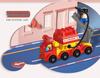 Children's Educational Building Blocks - Police and Fire Station Set with Engineering Vehicles, Large Pieces, Ideal Gift for Boys