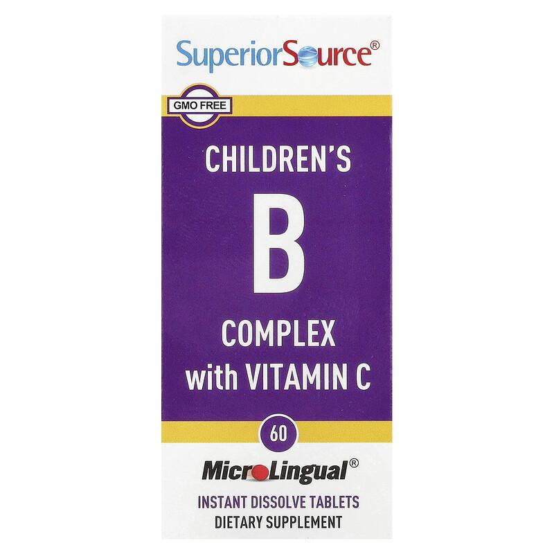Children's B Complex with Vitamin C, 60 MicroLingual Instant Dissolve Tablets