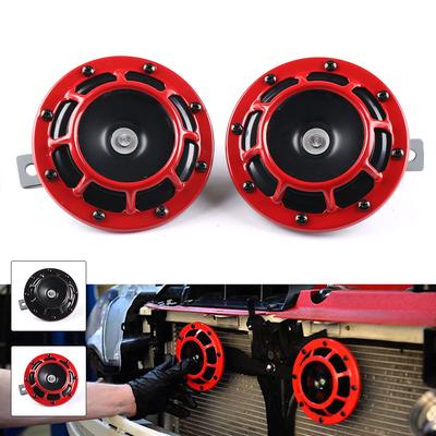 2 יחידות 12V 115dB Hella Super Loud קומפקטי חשמלי טון פיצוץ ערכת צופר אוויר לרכב אופנוע