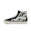 Sk8 Anaheim Factory 38 Dx Patchwork High-Top Skate Shoes Unisex Sneaker Gray Camouflage VN0A38GFV7G