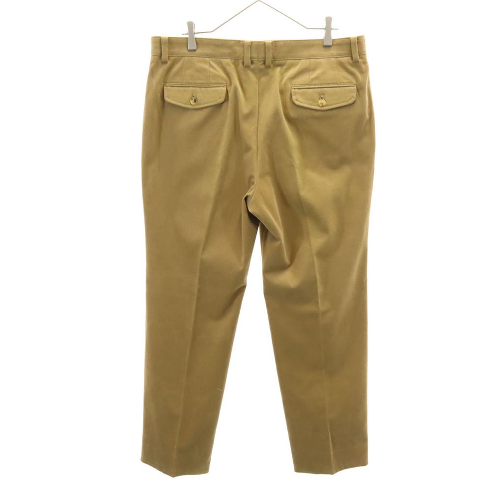 LANVIN LA COLLECTION made in Japan Moleskin Faltenhose 94 Braun Herren Gebraucht