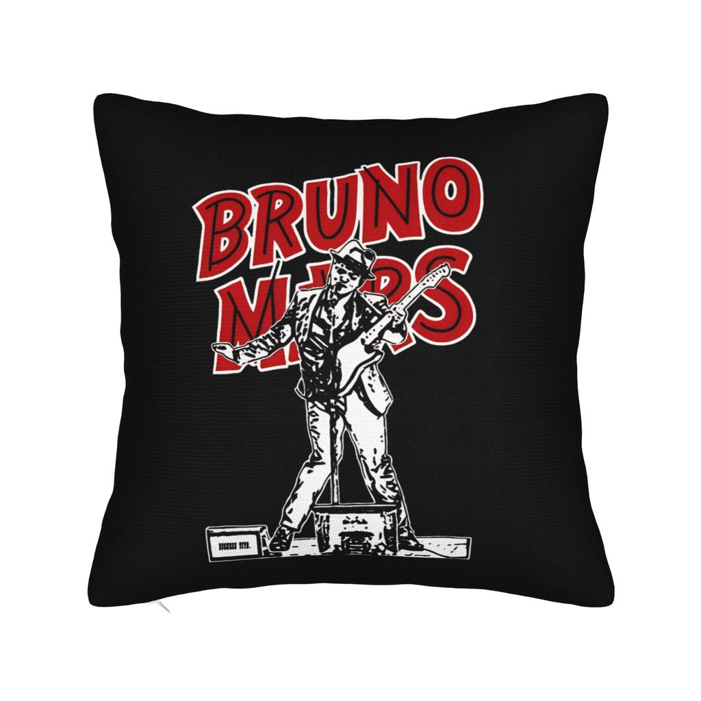 Bruno Mars Musiktour Quadratische Kissenbezüge Kissenbezüge Individuell Reißverschluss Dekor Kissenbezug Für Sitz 18"