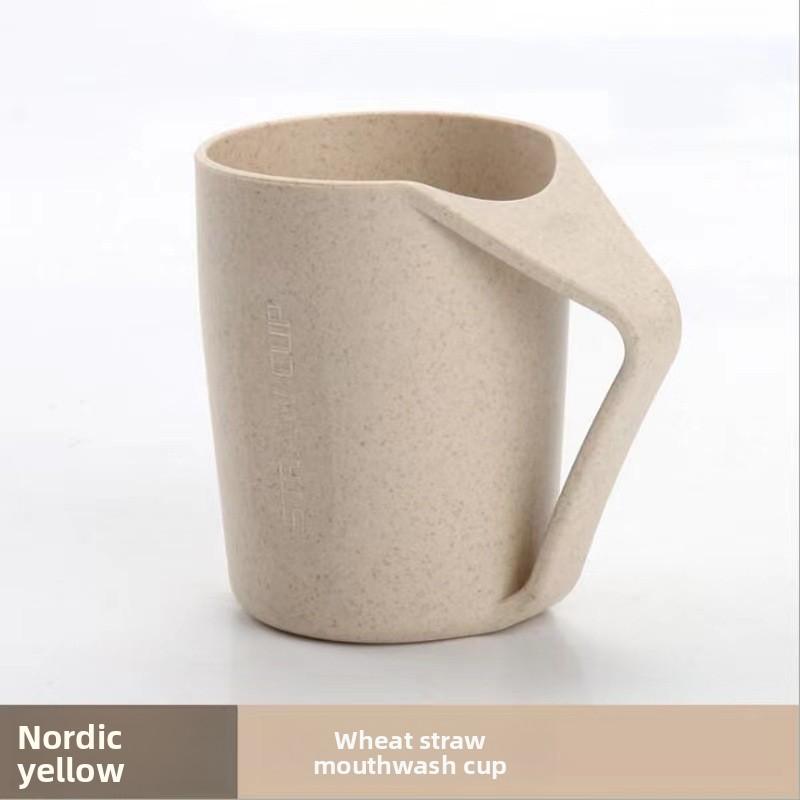 

Креативная бытовая чашка для полоскания рта с косым краем для пары 301-400ml бежевый