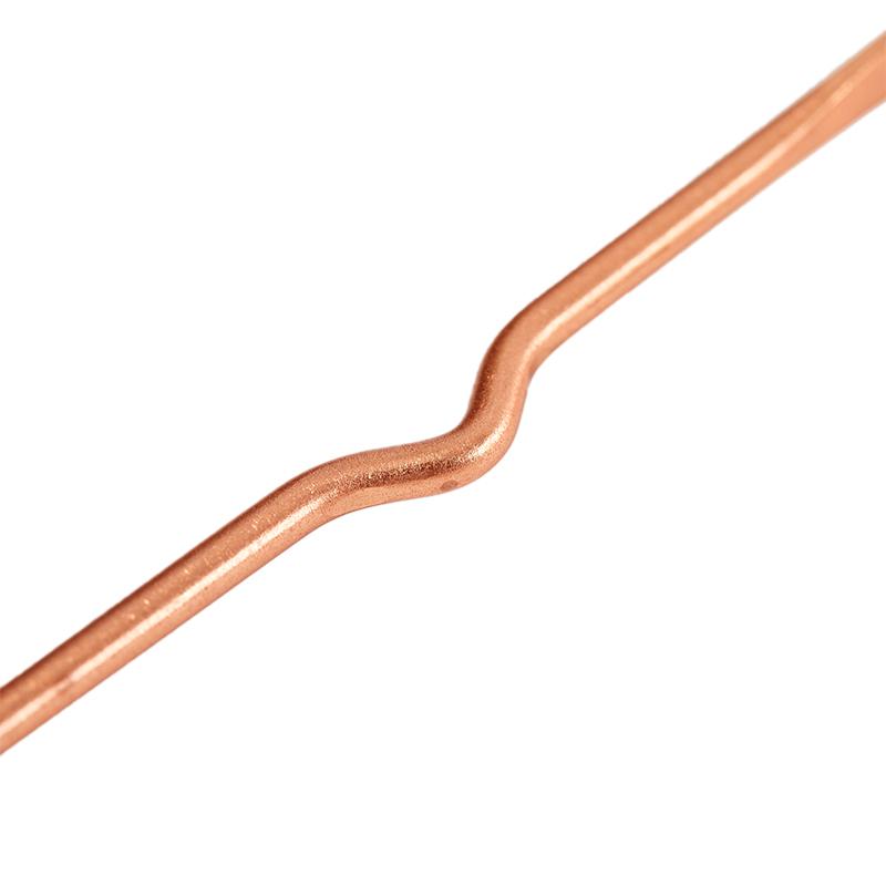 1Pc Simple Copper Tongue Scraper Cleaner Fresh Breath Dental Cleaning Tools