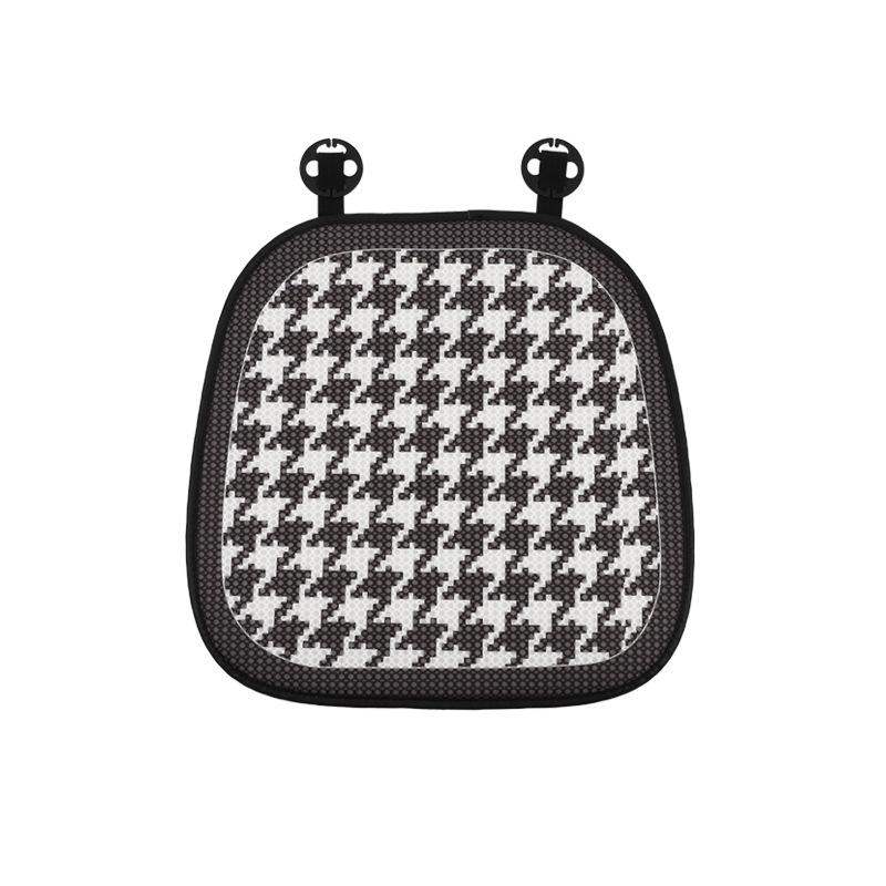 Premium car seat cushion classic thousand bird grid simple car seat cover ice silk honeycomb summer car seat cushion