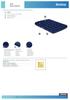 Samt-Luftmatratze 191x137x22cm Bestway 67002