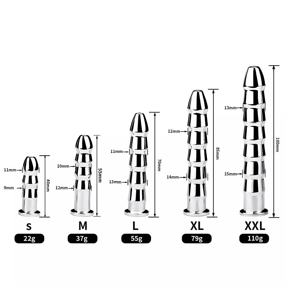 Men's Urethral Masturbation Stick Metal Stainless Steel Pull Bead Dilator Sounding Gay Sex Toy Penis Pulg Chastity