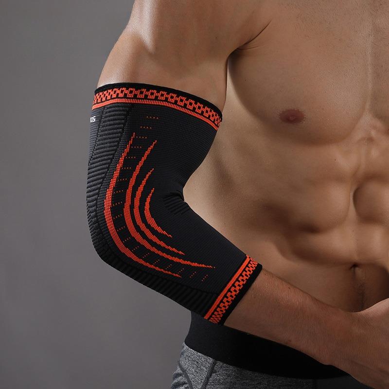 Sports Elbow Pads Dumbbell Fitness Badminton Basketball Training Cycling Protection Outdoor Warm Arm Sleeve