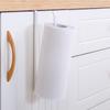 Magnetic Kitchen Paper & Cling Film Holder, Punch-Free Wall-Mounted Rack for Tissue Rolls
