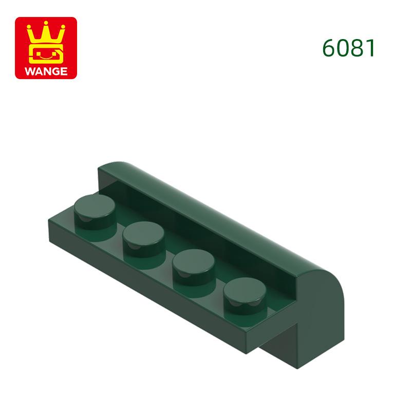 44Pcs/lot 6081Corner 4Hole Slope Curved 2x4x1 1/3 featuring Top Block Moc Colour Accessories Works With featuring Brick Kids Toy