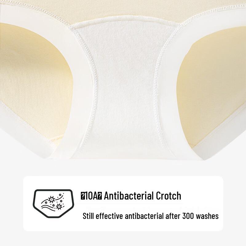 Women's Pure Cotton Antibacterial Seamless Underwear 4-Pack