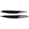 Sopraccigli Neri in Plastica Per BMW Serie 1 E87 E88 E81 E82 Palpebre Sopraccigli 2008-13