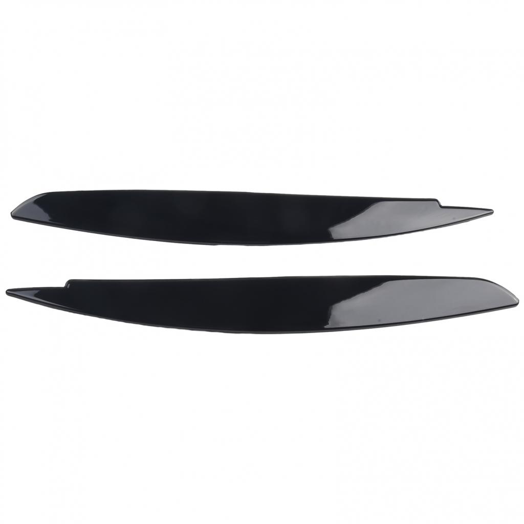 Sopraccigli Neri in Plastica Per BMW Serie 1 E87 E88 E81 E82 Palpebre Sopraccigli 2008-13