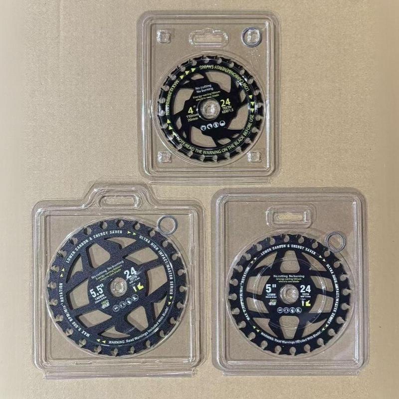 110/125/140Mm Impact Resistance Lithium Electric Saw Blades For Solid Wood Multi Layer Board Fast Cutting