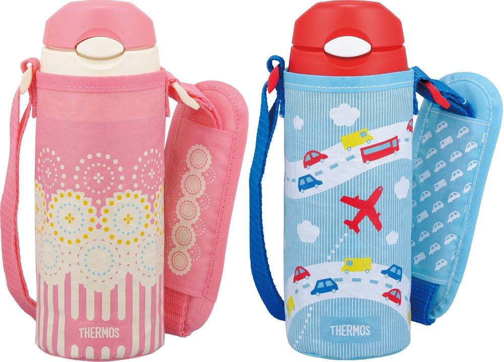 Thermos Vacuum Insulated Straw Sky SKY Cold Storage Bottle, 400ml, Blue, FHL-400F (For Only)