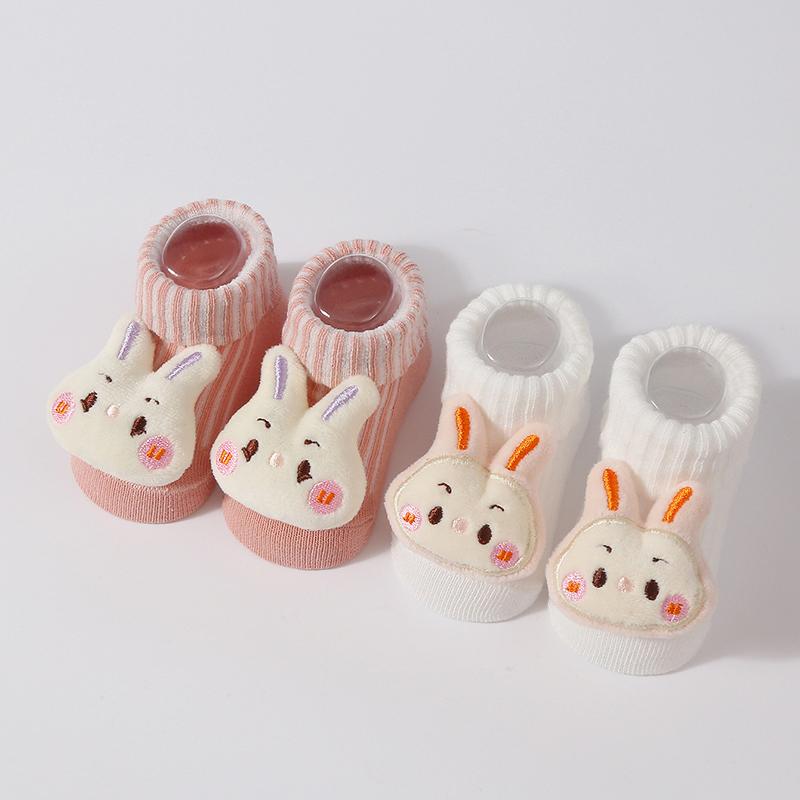 Newborn Infant Cute Cartoon Rabbit Stocking Cotton Warm Baby Socks Girls Kid Soft Socken Spring Autumn Girls Gift Knitting Socks