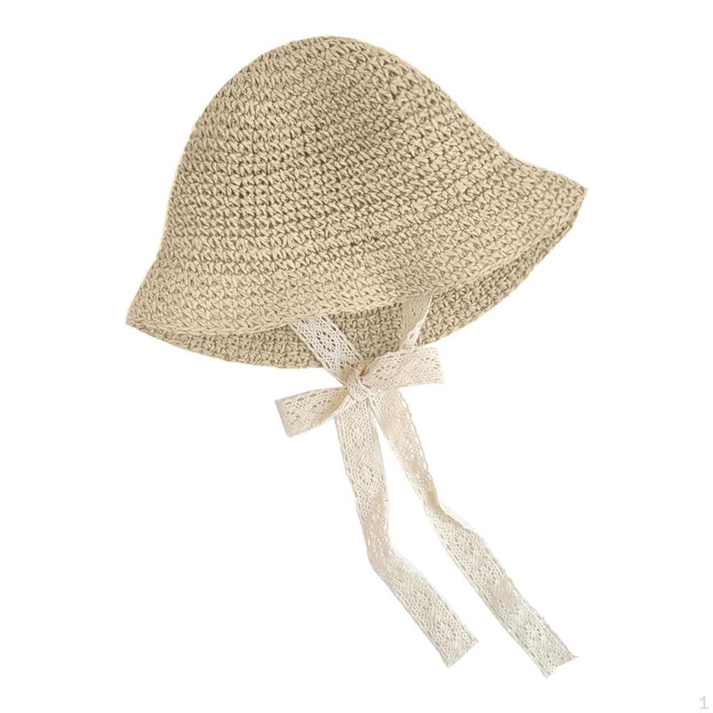 For Little Girl, Wide Brim Beach Hat