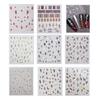 1 Sheet Fashion Nail Art Decals for Chinese New Year Manicure Decors with Cartoon Snake PatternsNail Salon Accessories