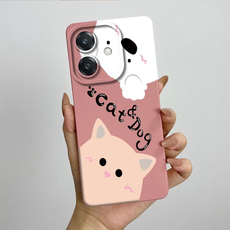 For OPPO A3 4G Phone Case A40 A40m CPH2669 CPH3669 Soft Silicone Sweet Painted Funda Coque Cartoon Printed Protective Back Cover