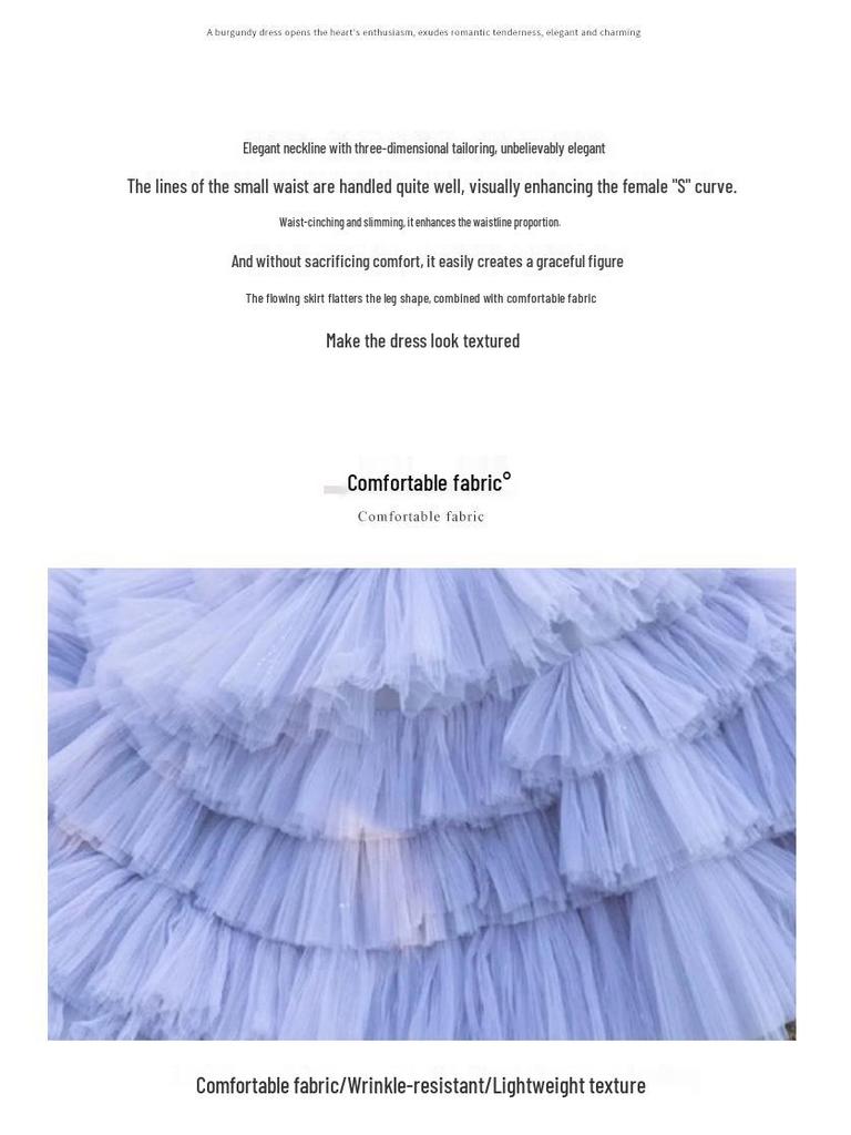 2025 Evening Wedding Dress: Studio Yarn, Outdoor Trailing Cake Skirt, Mori Style Travel Photography Gown