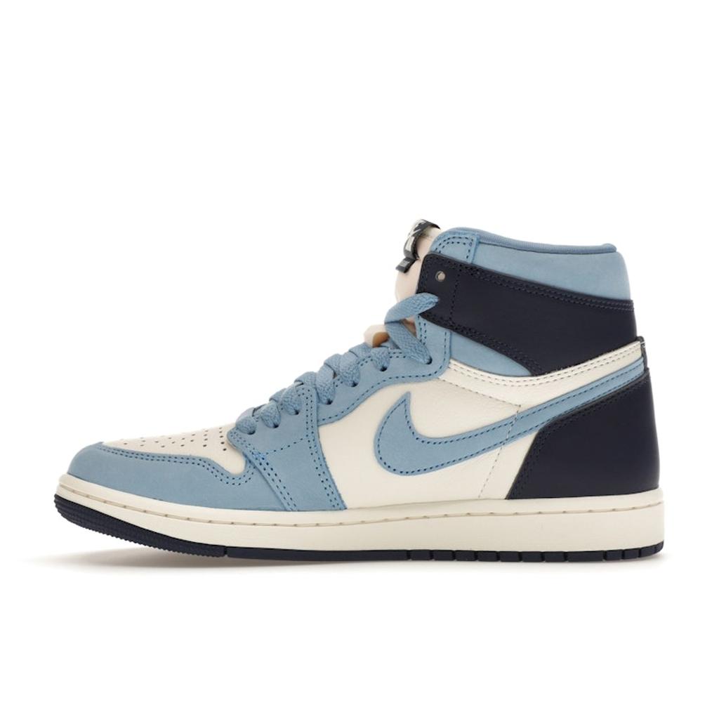 Air Jordan 1 Retro High OG First in Flight Women Sneakers Blue University-Blue Midnight-Navy FD2596-400