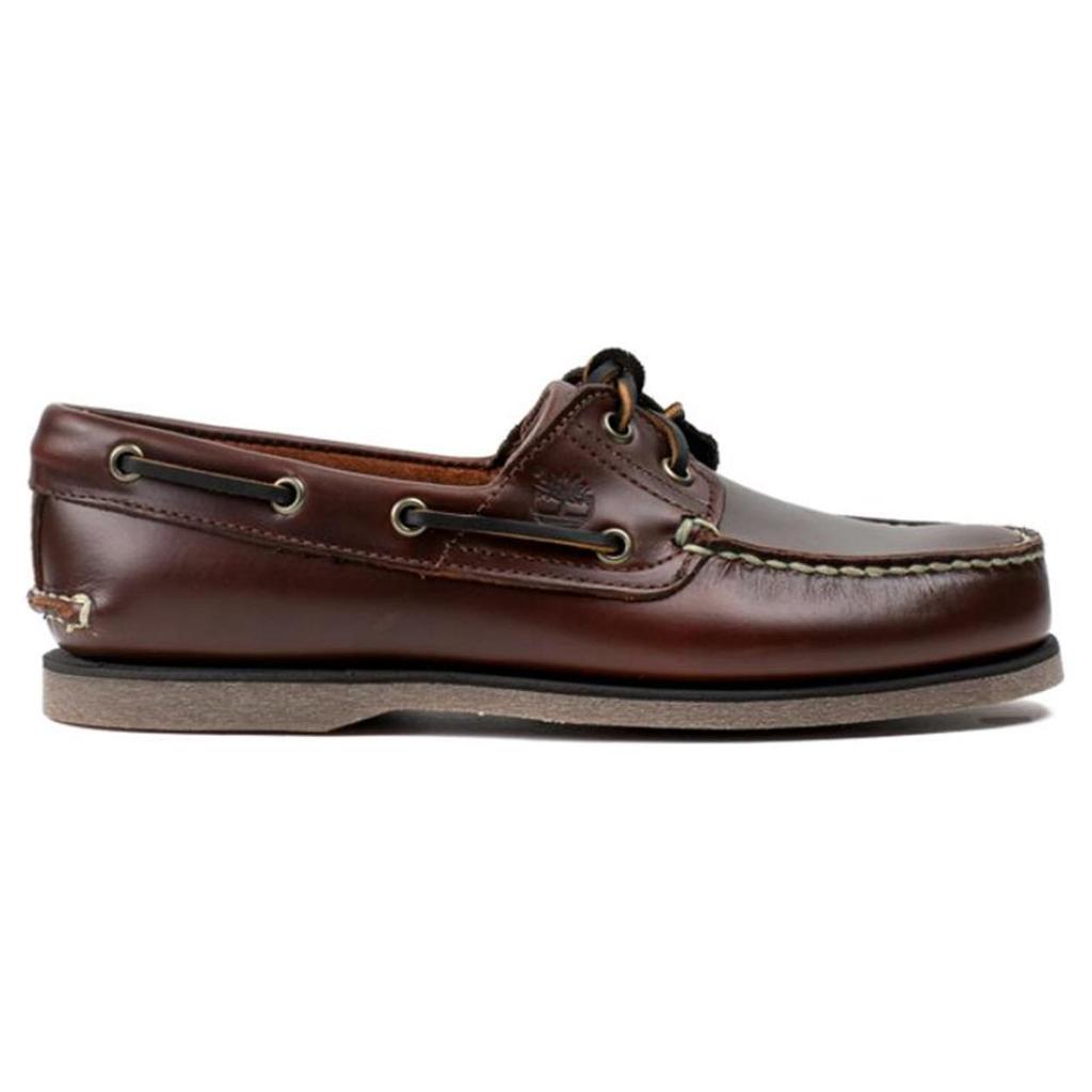 Timberland Hand-Sewn Slip-Resistant Durable Low-Top Sports Casual Shoes Men Sneakers Brown 25077W