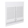 Eyelash Extension Plate White Double Row 20x20cm Wear Resistant Eyelash Pallet with Scale for Eyelash Shops