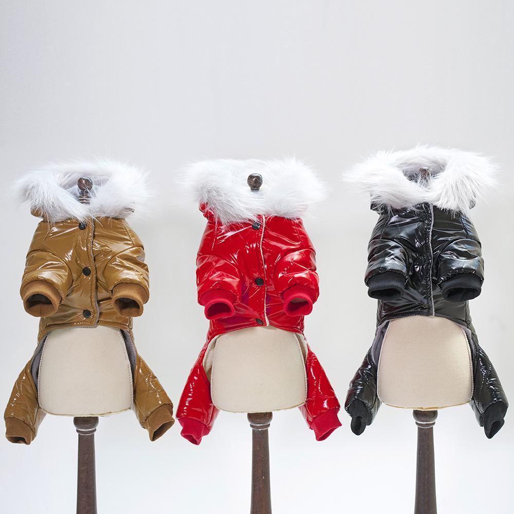 Pijama Cães Veludo Felpudo Tangpan - Macacão Inverno Pets Pequenos