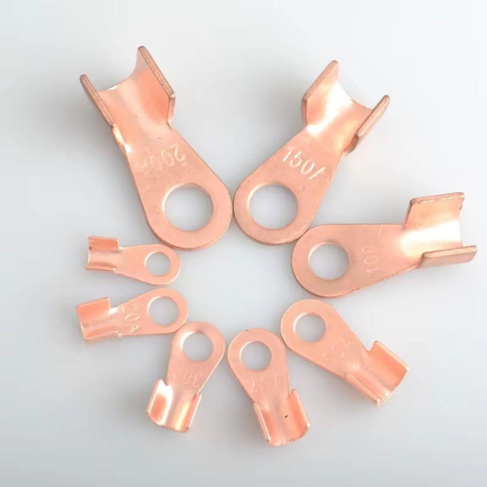 5/10Pcs Copper OT Cable Connector Kit OT Type OT Lugs Ring Crimp  Electric Accessory