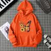 2025 autumn and winter fleece women's sweater threaded cuffs hem loose thermal hooded