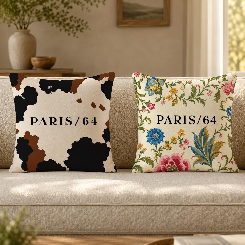 Brand 664 Paris Cushion Cover Shortplush Cushion Coverbreathableskinfriendlywashableroom Sofa Decor Gift