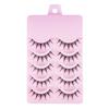5 Pairs Daily Makeup False Eyelashes Fish Tail Big Steamed Rolls Eyelashes New Extension Eyelashes