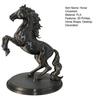 3D-gedruckte Pferdefigur Simulation Schwarzes Pferd Statue Tierskulptur Heim Büro Bücherregal Schreibtisch Dekoration Ornament