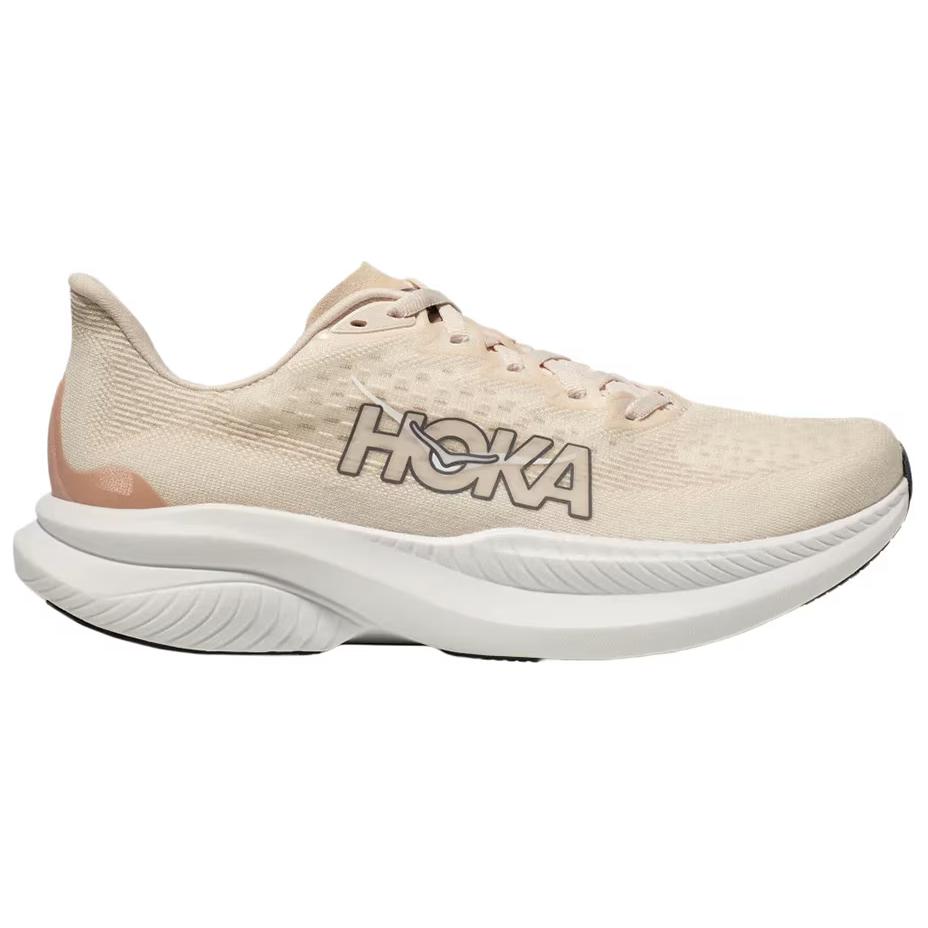 HOKA Mach 6 Eggnog Vanilla Women Sneakers Cream 1147810-EGV