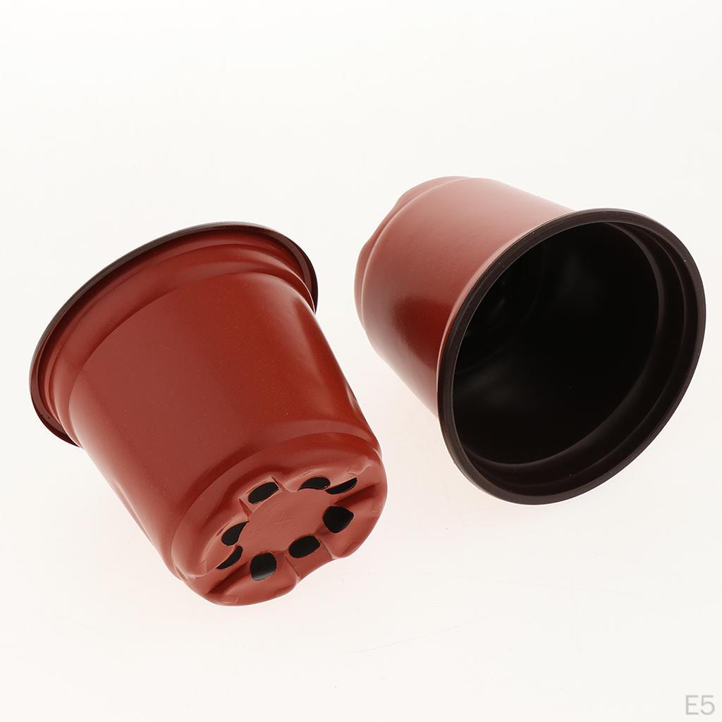 Flower Plastic Pots Nursery Containers