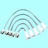 20/30/40/60cm LED Bulb Extension Tube Flexible E27 To E27 Bulb Conversion Socket Threaded Lengthen Lamp Holder Adapter Home