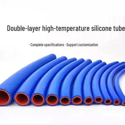 Tubo in silicone resistente alle alte temperature e alle alte pressioni, a doppio strato con treccia metallica per applicazioni sottovuoto e acqua