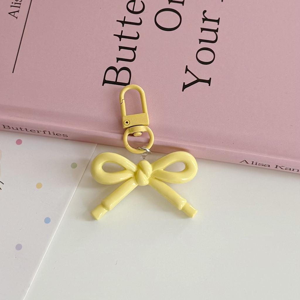 1 kus Kreativní design Sladká bonbónová barva Držák na klíče Dutý design Mašle Korejská móda Organizér na klíčenku Kawaii Studentské potřeby