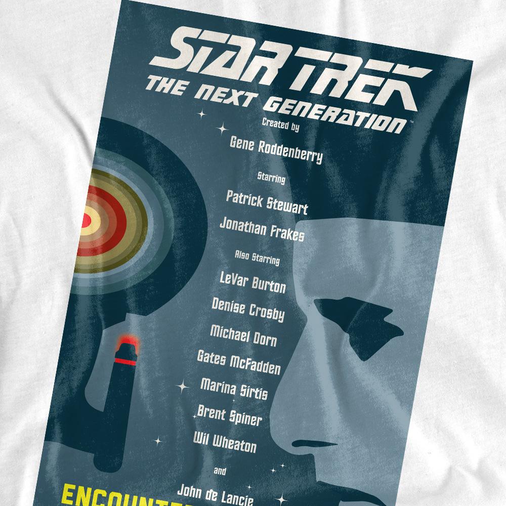 STAR TREK Unisex Adult The Next Generation Season 1 Episode 2 T-Shirt