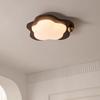2024 New Led Wood Ceiling Light Bedroom Lamp Creative Cloud Star Living dining Lamp Home Decor  Retro Walnut Color Lamp Ceiling