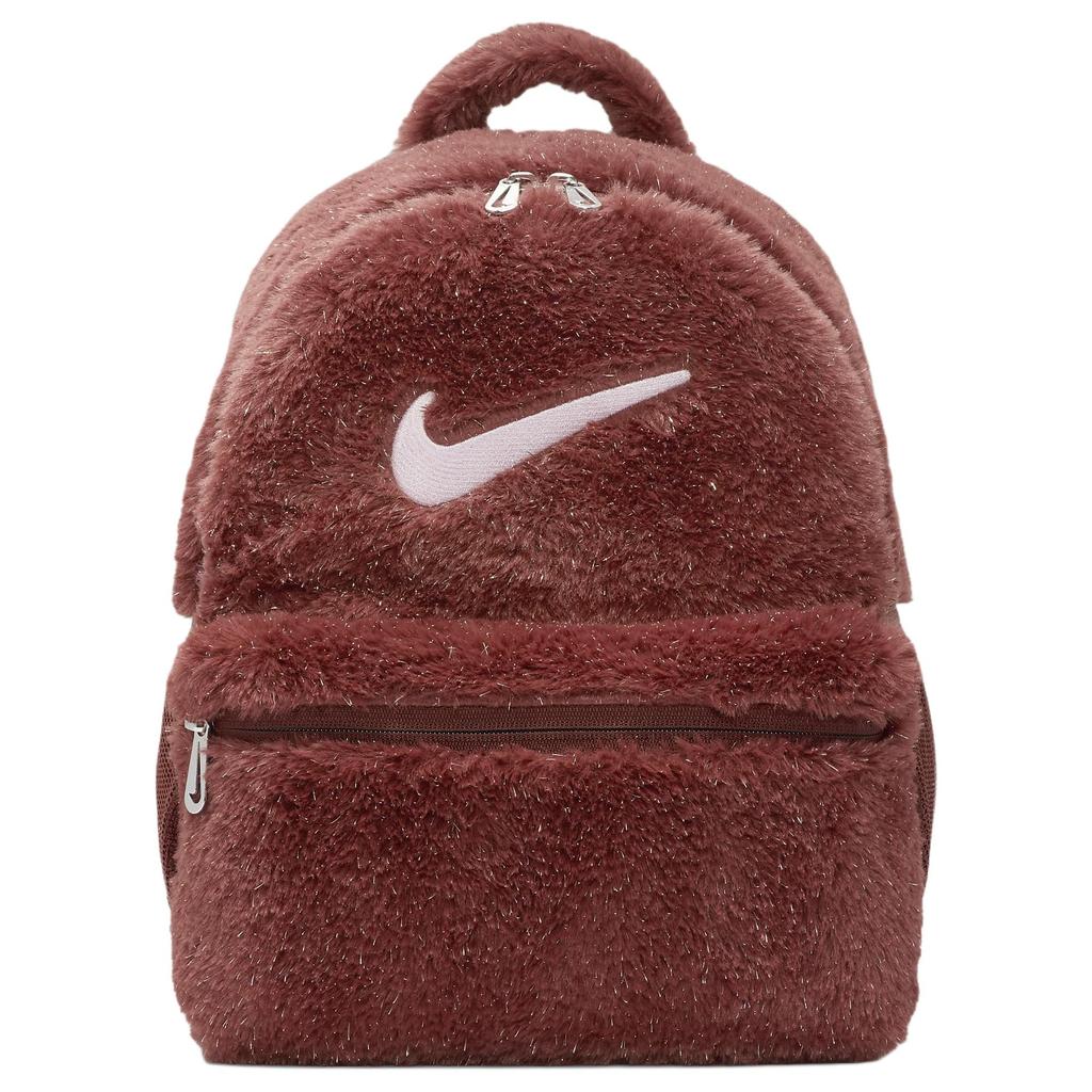 Nike 11L Brand Logo Zipper Closure Polyester Backpack Unisex Backpack Red FZ1330-231