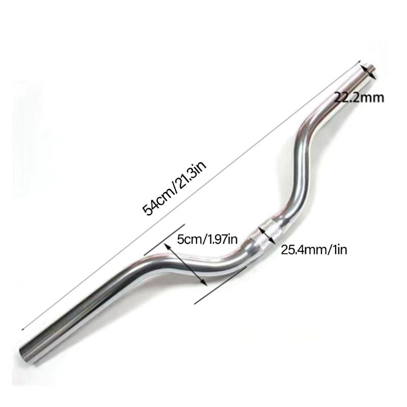 Aluminum Alloy Mountain Bike Handlebars 25.4mm Clamp Strong Bicycles Handlebars Cycling Replacement Accessories