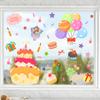 Birthday-themed Glass Stickers for Children's Room Decoration of Birthday Party Window