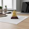 Metal Ganesha Idol for Car Dashboard Home Decor Golden Ganesh Ji Statue Showpiece Diwali New Year Gift for Corporate Client